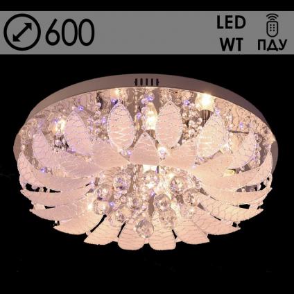Люстра 55584/600 CR хром 8х40W E14 LED-WT ПДУ d600 h270, 24